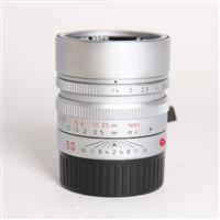Used Leica Summilux M 50mm f/1.4 ASPH Lens Silver Chrome Edition