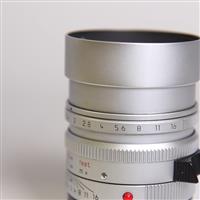Used Leica Summilux M 50mm f/1.4 ASPH Lens Silver Chrome Edition