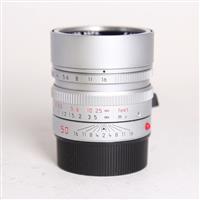 Used Leica Summilux M 50mm f/1.4 ASPH Lens Silver Chrome Edition