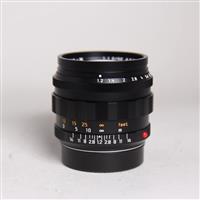 Used Leica Noctilux-M 50 f/1.2 ASPH Lens Black Anodised