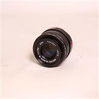 Used Leica Macro Elmar M 90mm f/4 Lens Black Anodised