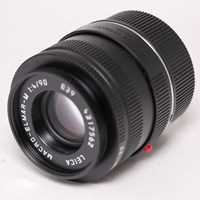 Used Leica Macro Elmar M 90mm f/4 Lens Black Anodised