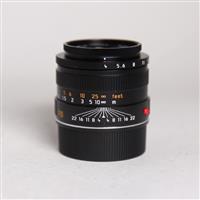 Used Leica Macro Elmar M 90mm f/4 Lens Black Anodised