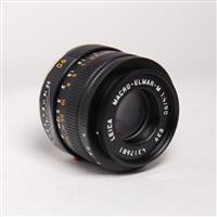 Used Leica Macro Elmar M 90mm f/4 Lens Black Anodised