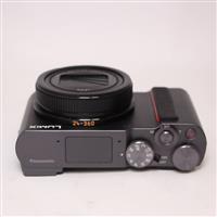 Used Panasonic Lumix DC-TZ200 Compact Digital Camera Black