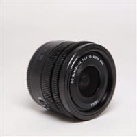 Used Panasonic Leica DG Summilux 15mm f/1.7 ASPH Lens Black