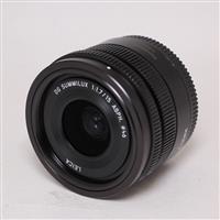 Used Panasonic Leica DG Summilux 15mm f/1.7 ASPH Lens Black