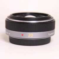 Used Panasonic Lumix 20mm f/1.7 Pancake ASPH Micro 4/3