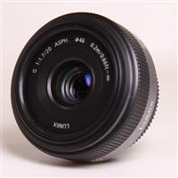 Used Panasonic Lumix 20mm f/1.7 Pancake ASPH Micro 4/3