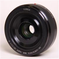 Used Panasonic Lumix 20mm f/1.7 Pancake ASPH Micro 4/3