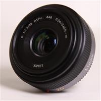 Used Panasonic Lumix 20mm f/1.7 Pancake ASPH Micro 4/3