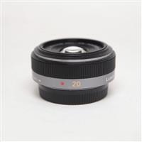 Used Panasonic Lumix 20mm f/1.7 Pancake ASPH Micro 4/3