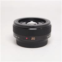 Used Panasonic Lumix 20mm f/1.7 Pancake ASPH Micro 4/3