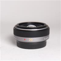Used Panasonic Lumix 20mm f/1.7 Pancake ASPH Micro 4/3