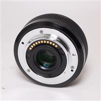 Used Panasonic Lumix G 20mm f/1.7 II ASPH Pancake Lens Black