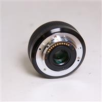 Used Panasonic Lumix G 20mm f/1.7 II ASPH Pancake Lens Black