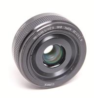 Used Panasonic Lumix G 20mm f/1.7 II ASPH Pancake Lens Black