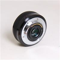 Used Panasonic Lumix G 20mm f/1.7 II ASPH Pancake Lens Black
