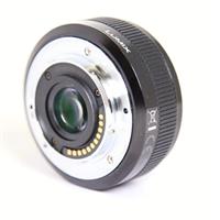 Used Panasonic Lumix G 20mm f/1.7 II ASPH Pancake Lens Black