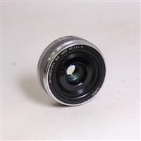 Used Panasonic Lumix G 20mm f/1.7 II ASPH Pancake Lens Silver