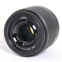 Used Panasonic Lumix G 25mm f/1.7 ASPH Lens Black