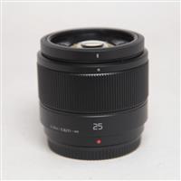 Used Panasonic Lumix G 25mm f/1.7 ASPH Lens Black