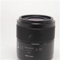 Used Panasonic Lumix G Macro 30mm f/2.8 ASPH MEGA O.I.S. Lens Black