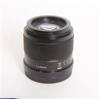 Used Panasonic Lumix G 42.5mm f/1.7 ASPH Power O.I.S. Lens Black
