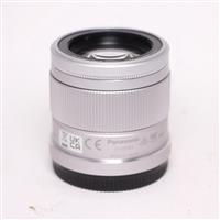 Used Panasonic Lumix G 42.5mm f/1.7 ASPH Power O.I.S. Lens Silver