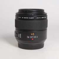 Used Panasonic Leica DG Macro-Elmarit 45mm f/2.8 ASPH MEGA O.I.S. Lens