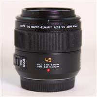 Used Panasonic Leica DG Macro-Elmarit 45mm f/2.8 ASPH MEGA O.I.S. Lens