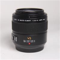 Used Panasonic Leica DG Macro-Elmarit 45mm f/2.8 ASPH MEGA O.I.S. Lens