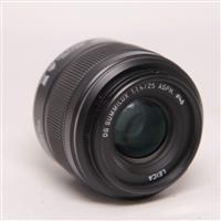 Used Panasonic Leica DG Summilux 25mm f/1.4 ASPH Lens