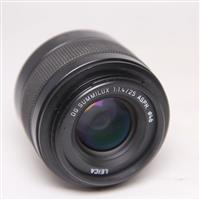 Used Panasonic Leica DG Summilux 25mm f1.4 II ASPH Lens