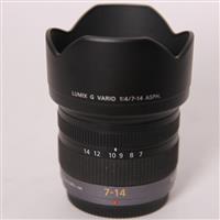Used Panasonic Lumix G Vario 7-14mm f/4 ASPH Zoom Lens