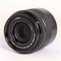 Used Panasonic Lumix G Vario 35-100mm f/4-5.6 ASPH MEGA O.I.S. Lens Black