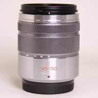 Used Panasonic Lumix G Vario 45-150mm f/4-5.6 ASPH MEGA O.I.S. Lens Silver