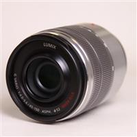 Used Panasonic Lumix G Vario 45-150mm f/4-5.6 ASPH MEGA O.I.S. Lens Silver