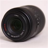 Used Panasonic Lumix G VARIO 45-200mm F4-5.6 ASPH Mega O.I.S lens