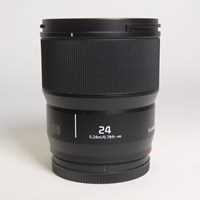 Used Panasonic Lumix S 24mm f/1.8 Lens for L Mount