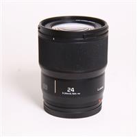 Used Panasonic Lumix S 24mm f/1.8 Lens for L Mount