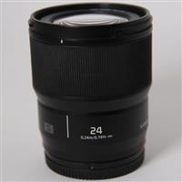 Used Panasonic Lumix S 24mm f/1.8 Lens for L Mount