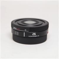 Used Panasonic Lumix S 26mm f/8 Pancake Lens
