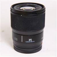 Used Panasonic Lumix S 35mm f/1.8 Lens for L Mount