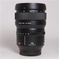 Used Panasonic Lumix 50mm f/1.4 S Pro L-Mount lens