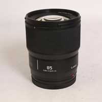 Used Panasonic Lumix S 85mm f/1.8 Prime Lens For L Mount