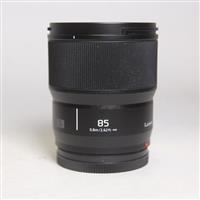 Used Panasonic Lumix S 85mm f/1.8 Prime Lens For L Mount