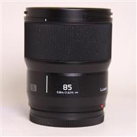 Used Panasonic Lumix S 85mm f/1.8 Prime Lens For L Mount