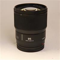 Used Panasonic Lumix S 85mm f/1.8 Prime Lens For L Mount