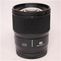 Used Panasonic Lumix S 85mm f/1.8 Prime Lens For L Mount
